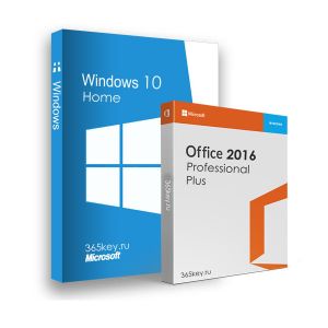 Windows 10 Home и Office 2016 Professional