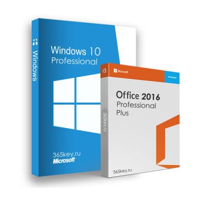 Windows 10 Pro и Office 2016 Professional plus